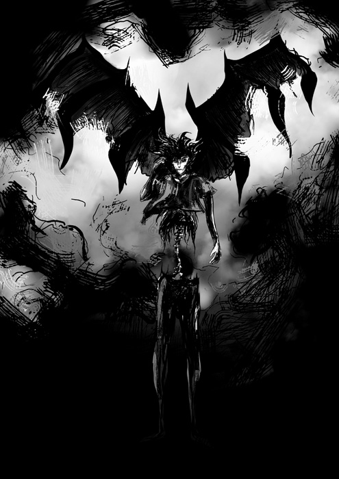 "Manananggal" by Vanesa Erjavec (illustration)